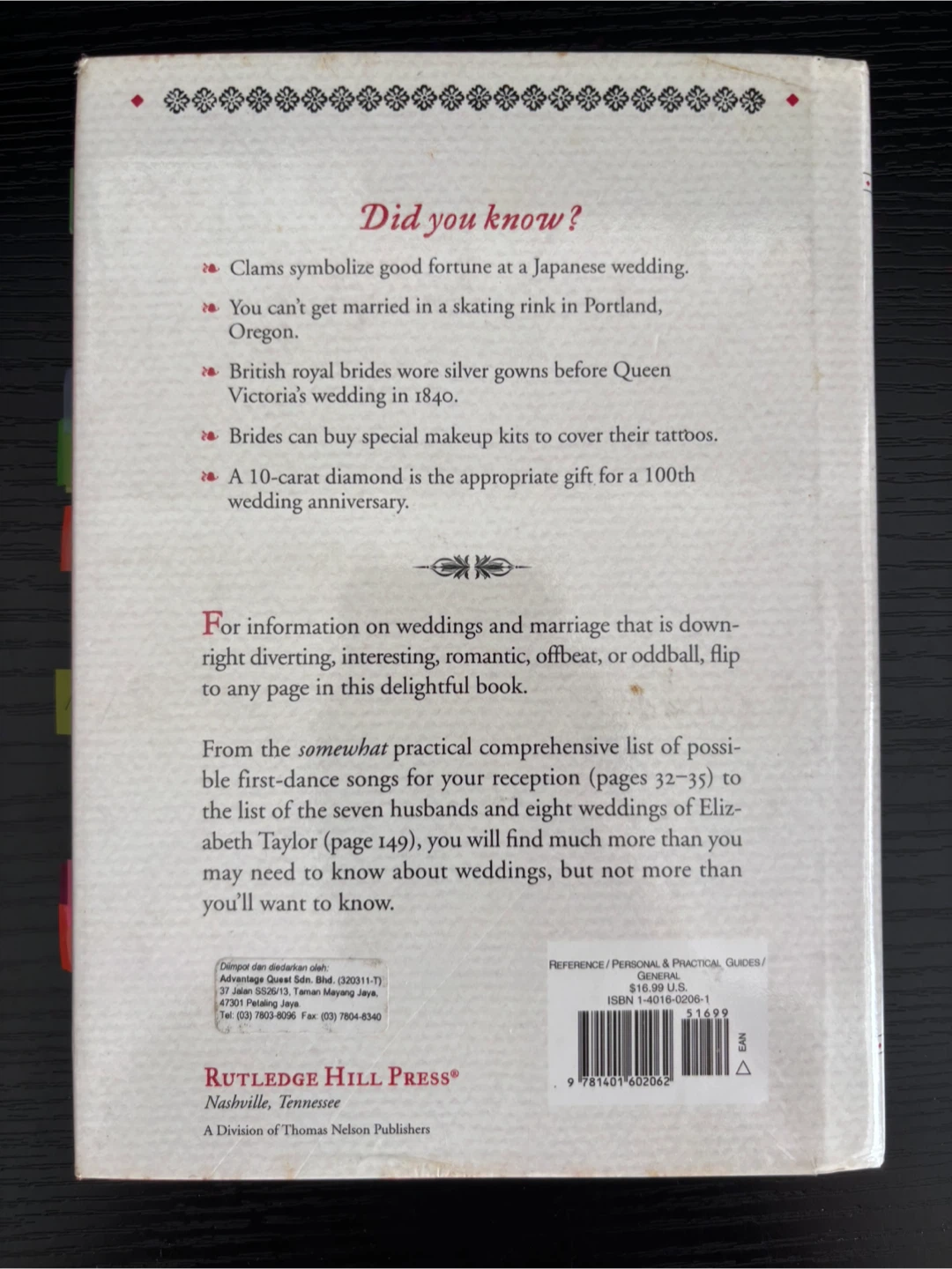 Practically USELESS Information on Weddings - Kolpas - photo 2