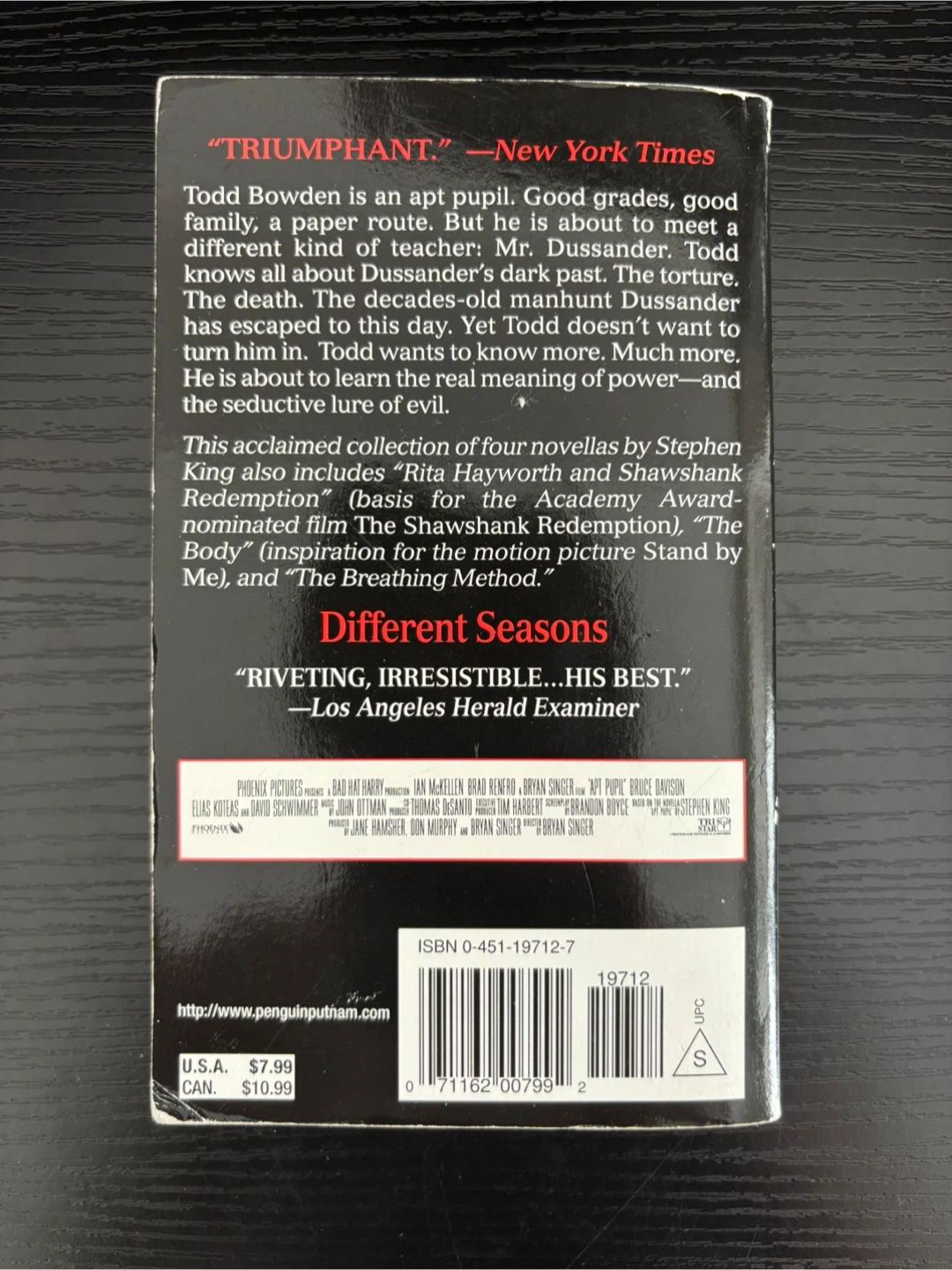Apt Pupil: Different Seasons - Stephen King - photo 2