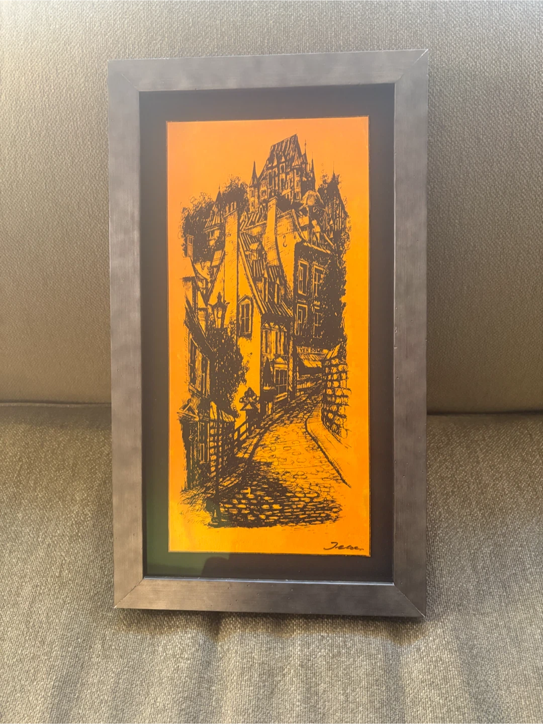 Framed original art - "Josen" Signature