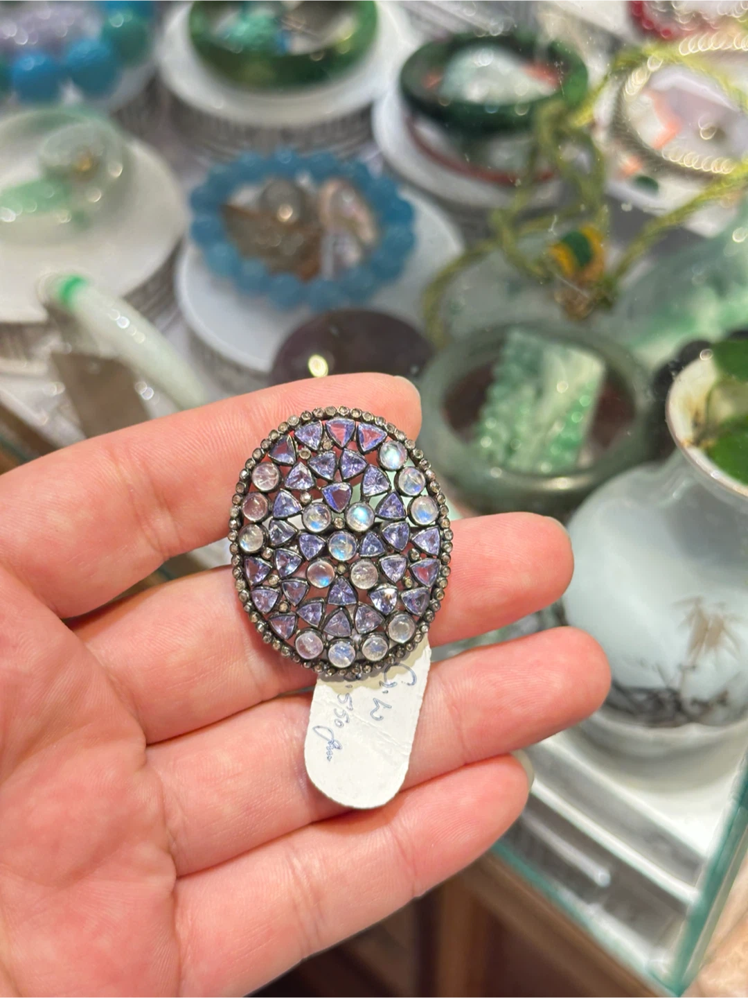 Sterling silver gemstone ring - photo 3
