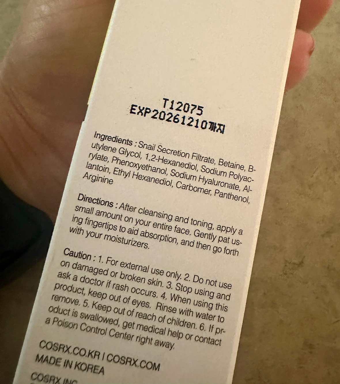 COSRX Advanced Snail 96 Mucin Power Essence 100ml - photo 3