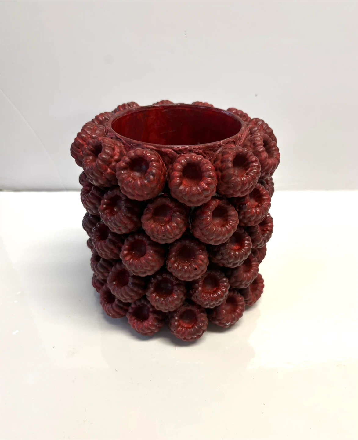 Handmade Raspberry vase