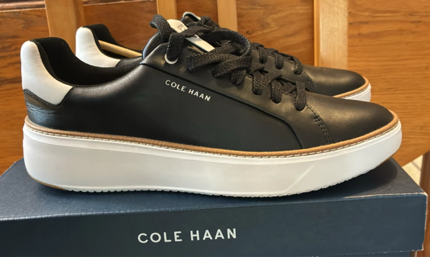 Cole Haan Black Leather Sneakers - photo 4