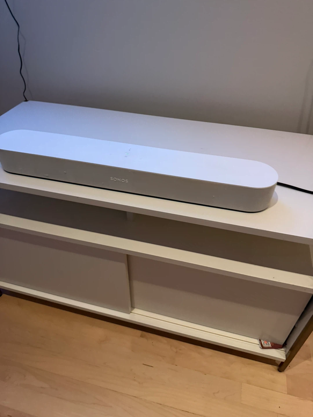 West Elm Media Console with Sliding Doors - photo 4