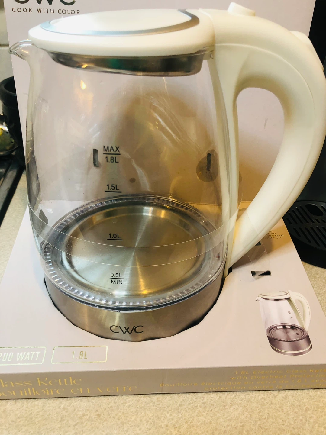 NEW Glass Electric Kettle 1.8L - photo 2