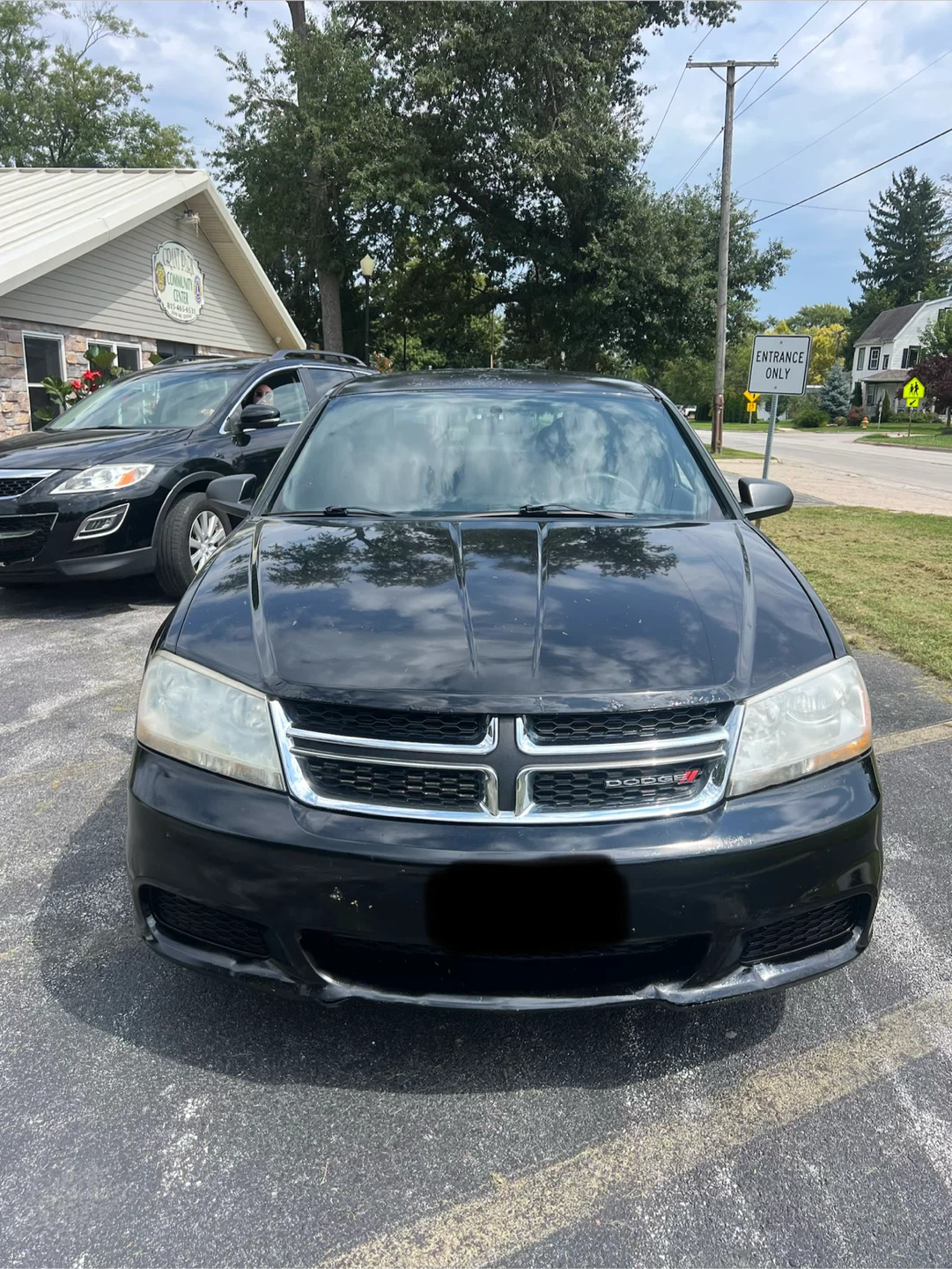 2013 Black Dodge Avenger Sedan
