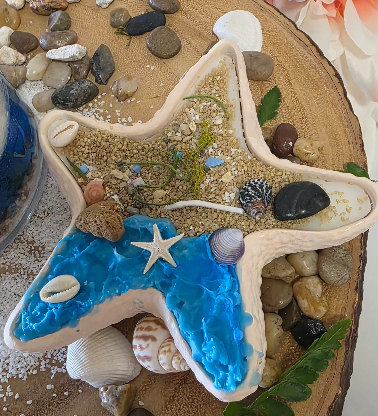 Handmade Beach Themed Candle Set - photo 2