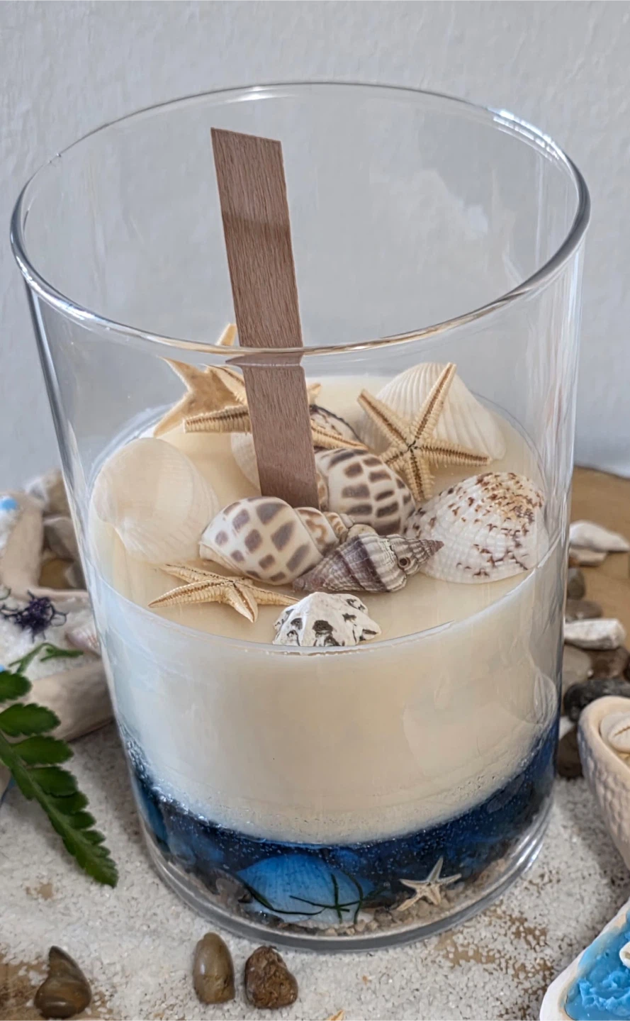 Handmade Beach Themed Candle Set - photo 3