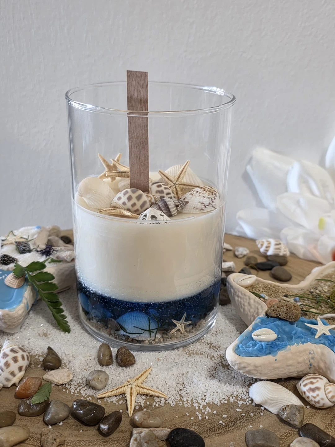 Handmade Beach Themed Candle Set - photo 4