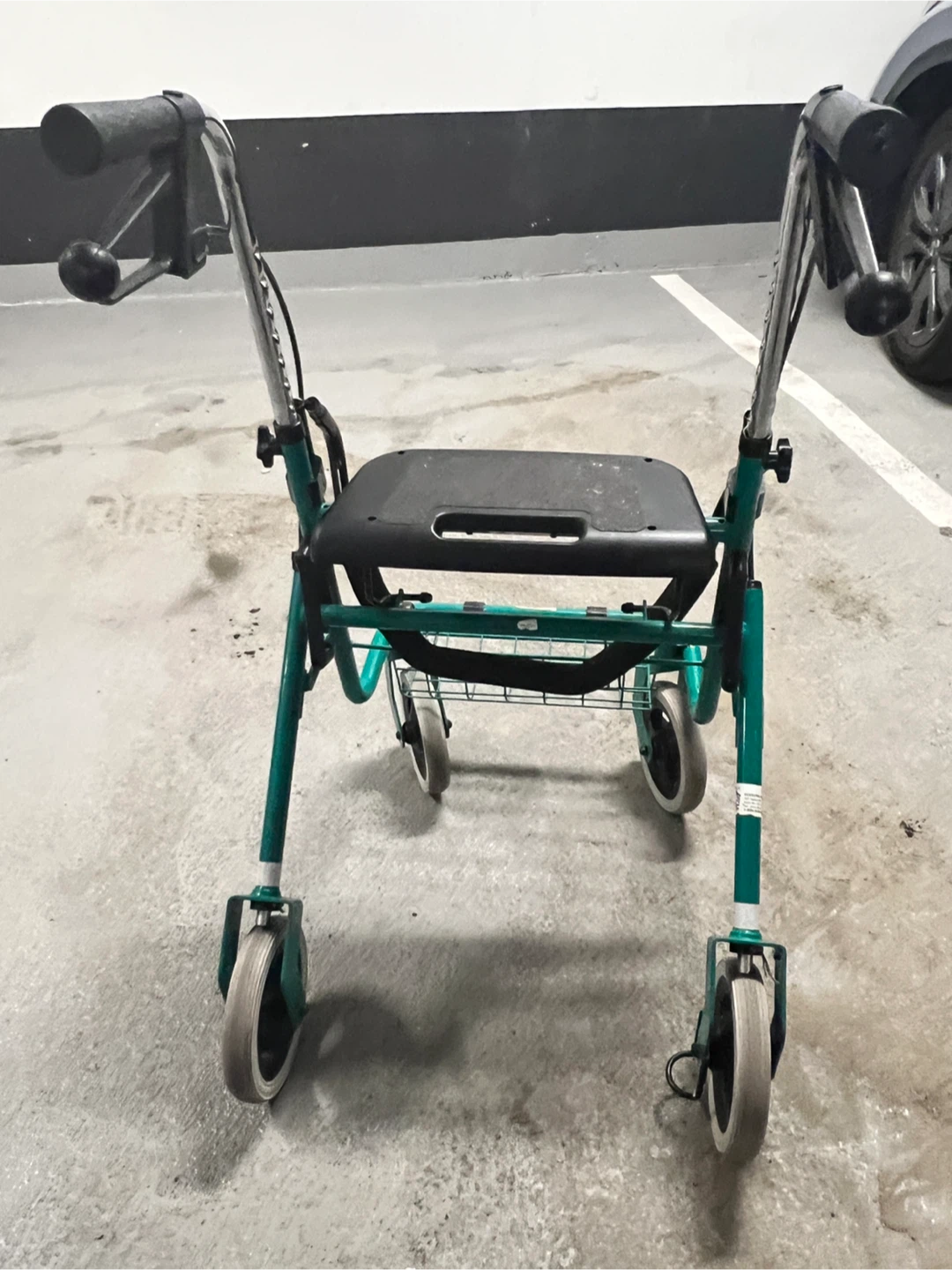 Teal Walker with Seat and Basket - photo 3