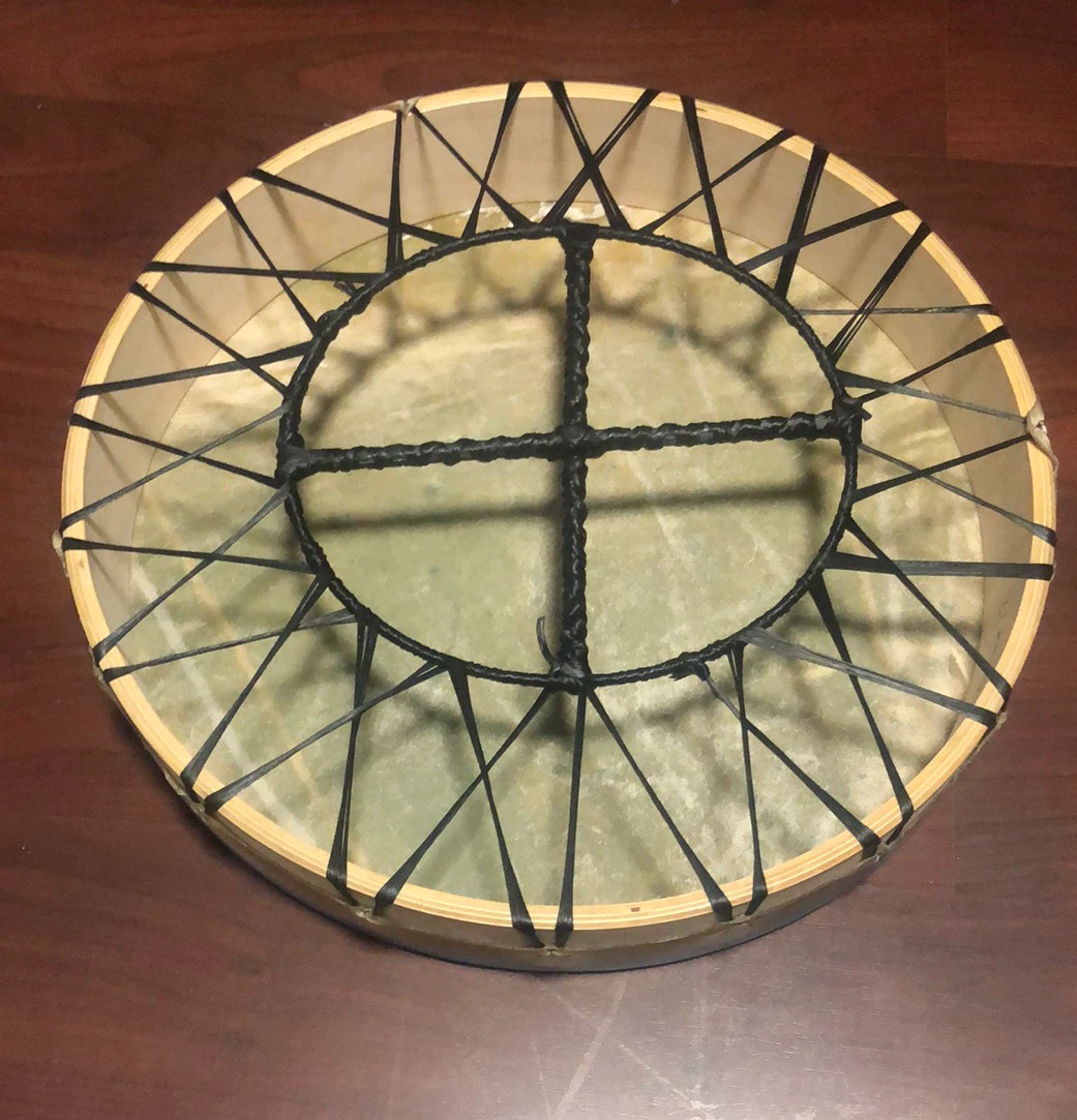 Indigenous Drum-Frog painted by Eric Parnell - photo 3