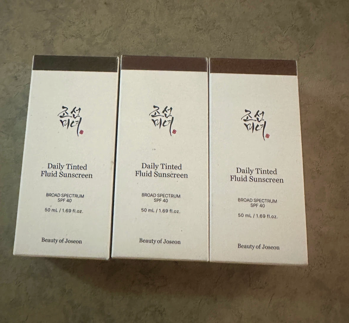 Beauty of Joseon Daily Tinted Fluid Sunscreen SPF 40 - 3 Pack - photo 3