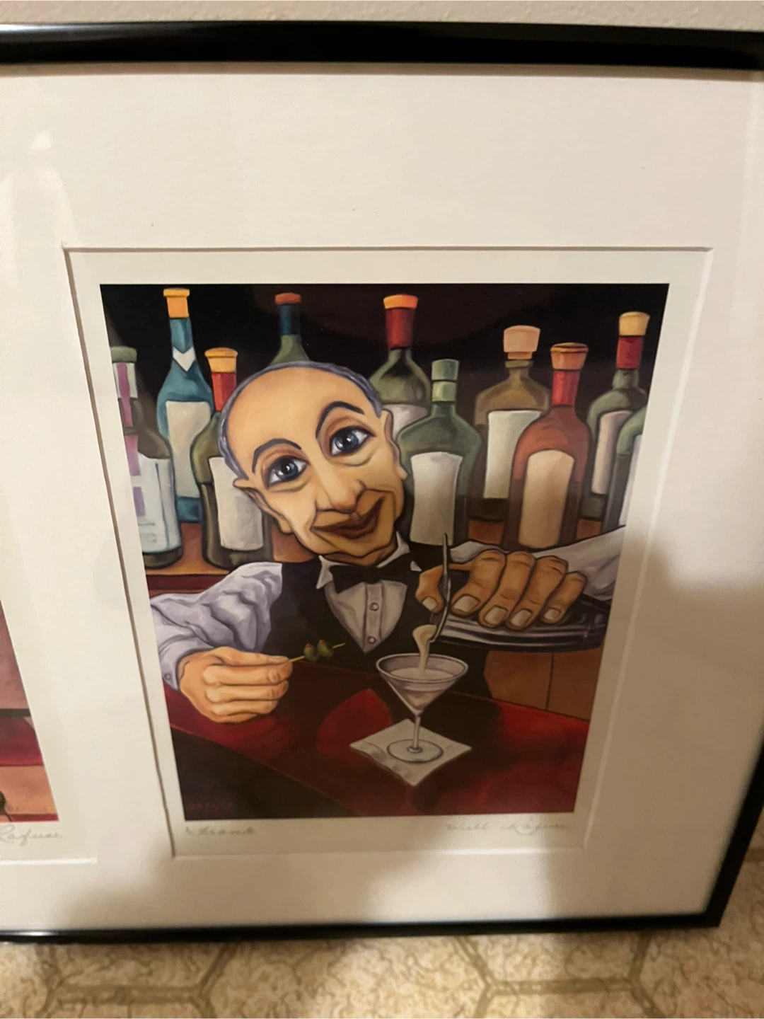 Framed Art Print Set - Chef & Bartender - photo 3