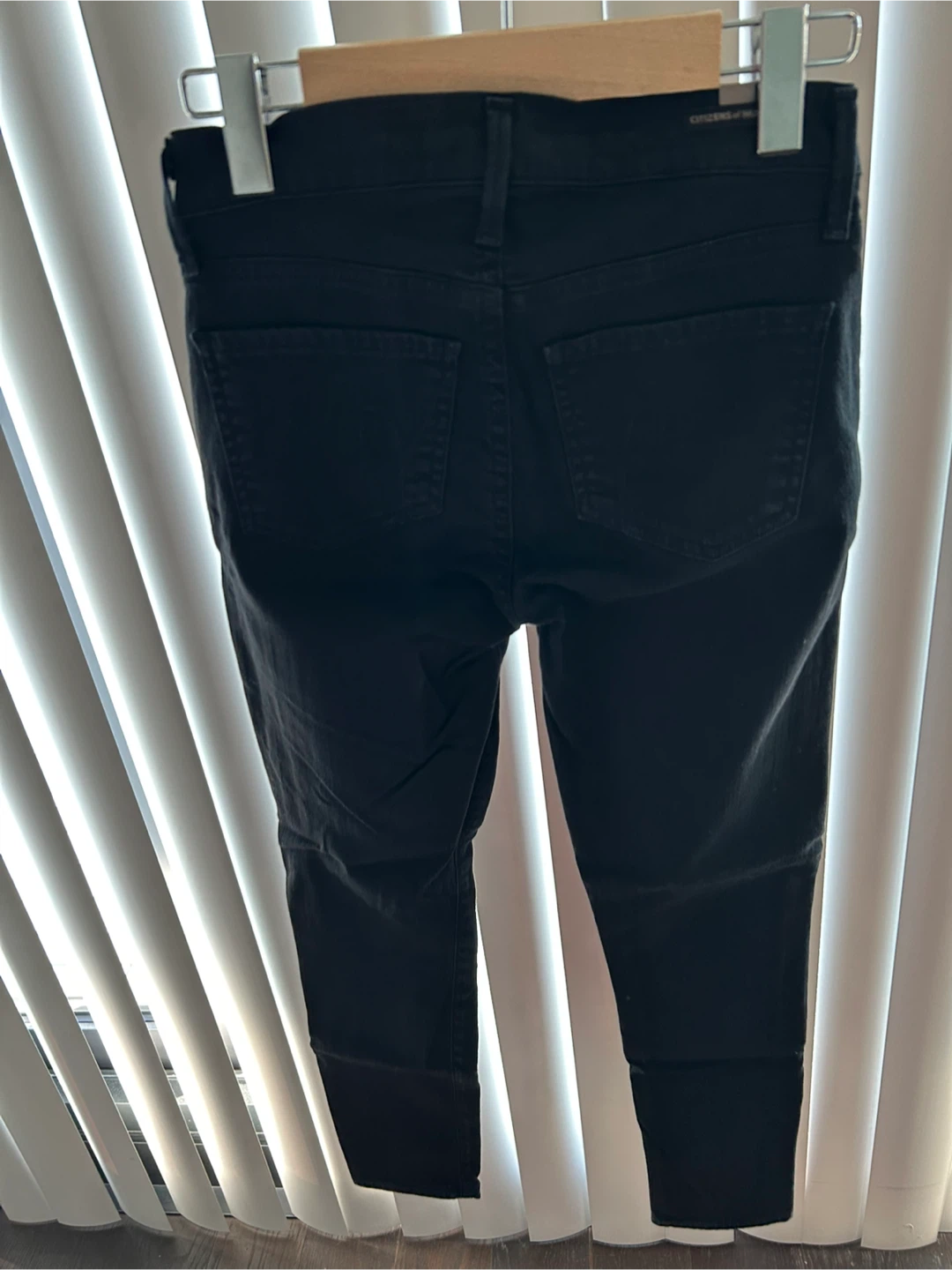 Citizens of Humanity Black Skinny Jeans cropped leg - photo 2