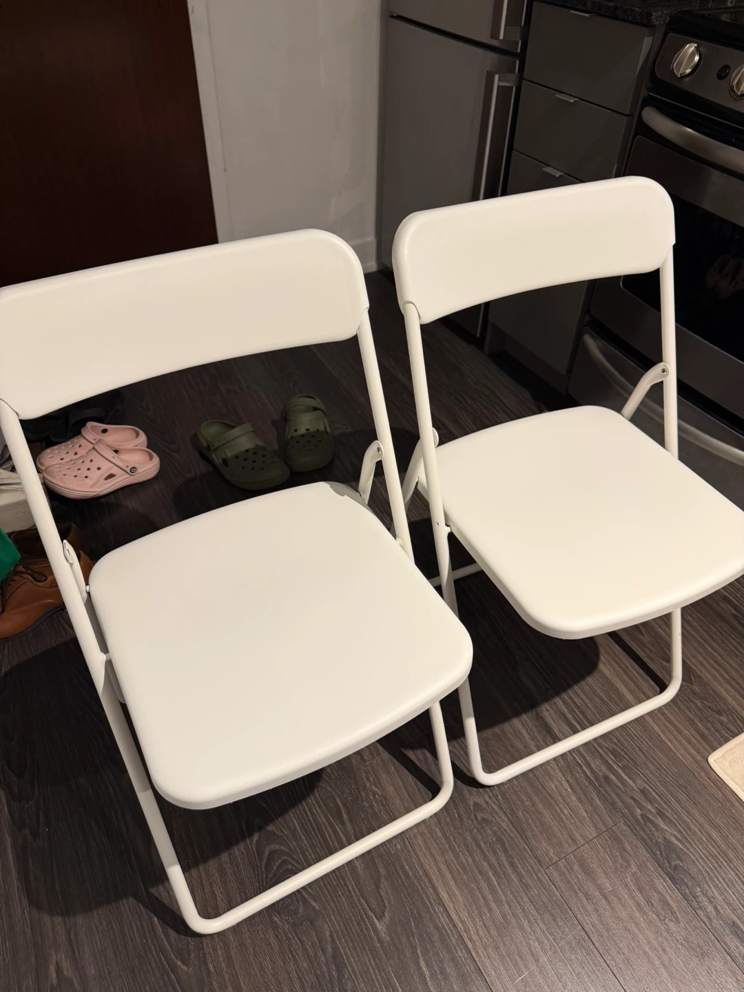 IKEA VIHALS Folding 2 Chairs - White - photo 2
