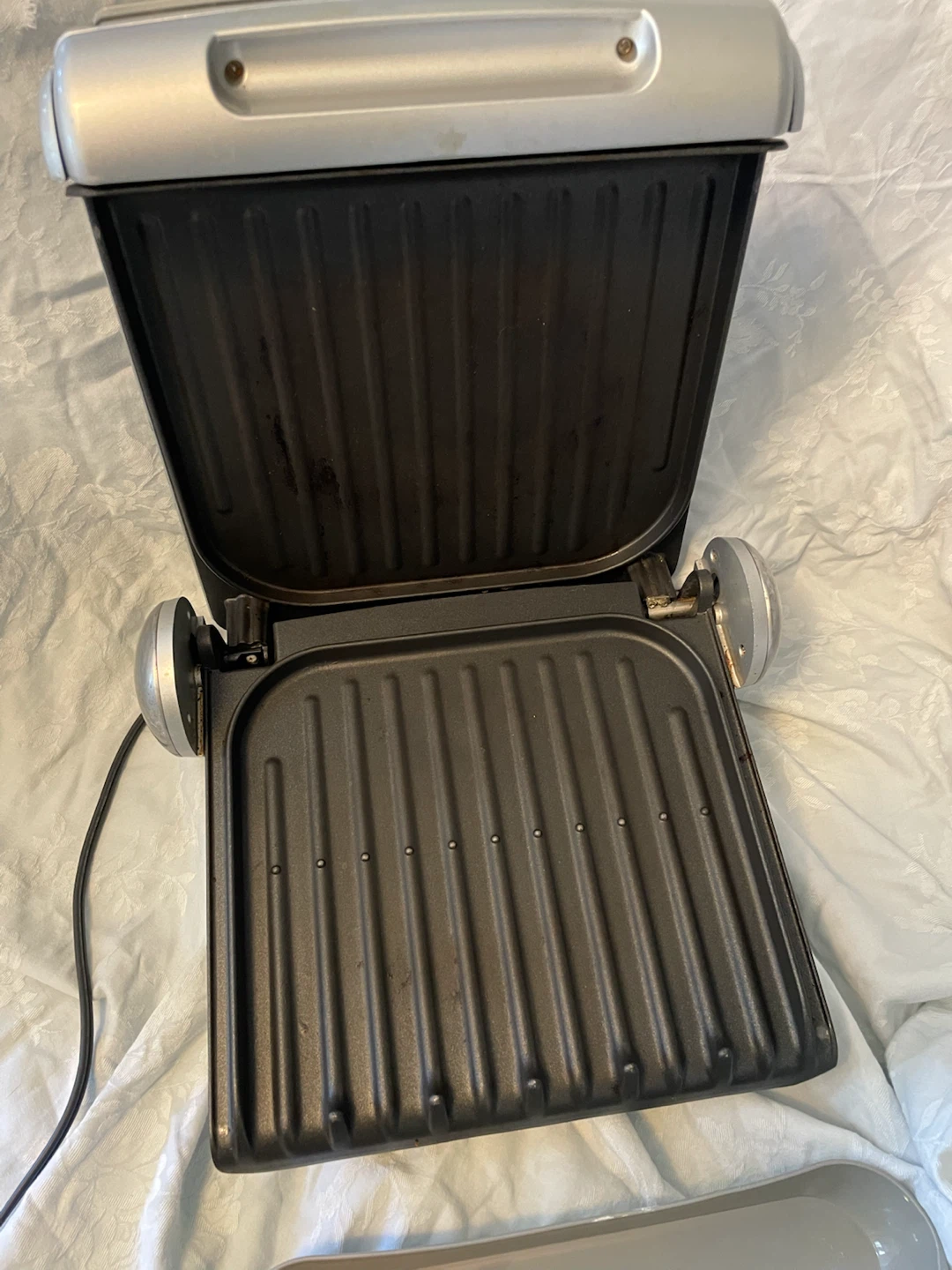 George Foreman Indoor Grill with bread warmer - photo 2