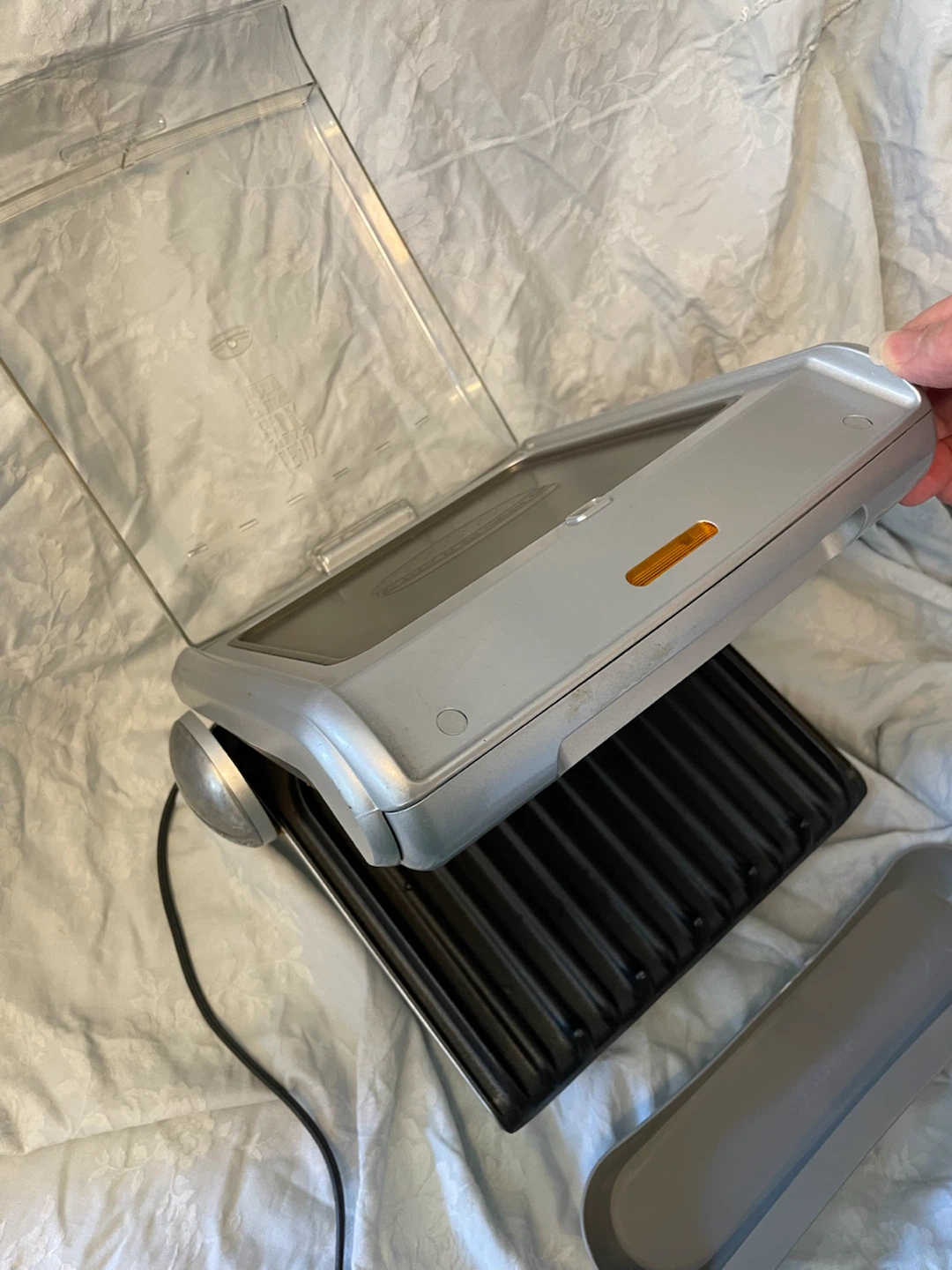 George Foreman Indoor Grill with bread warmer - photo 4