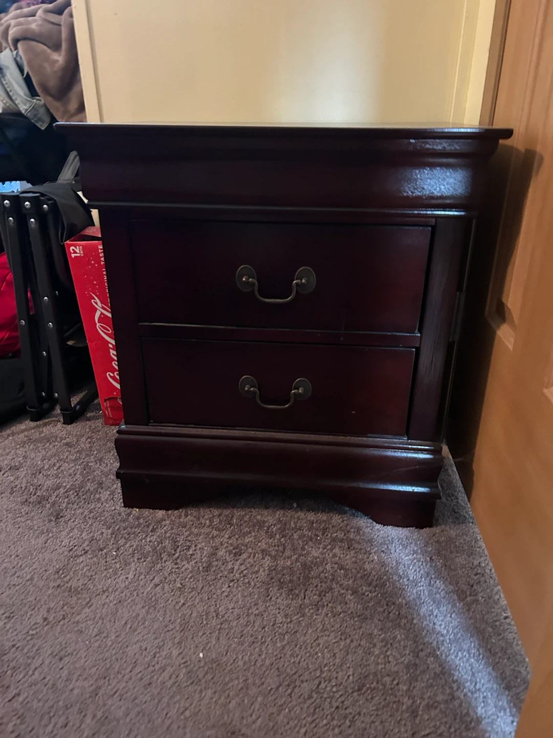 Bedroom set queen size bed plus dresser/mirror and nightstand - photo 3