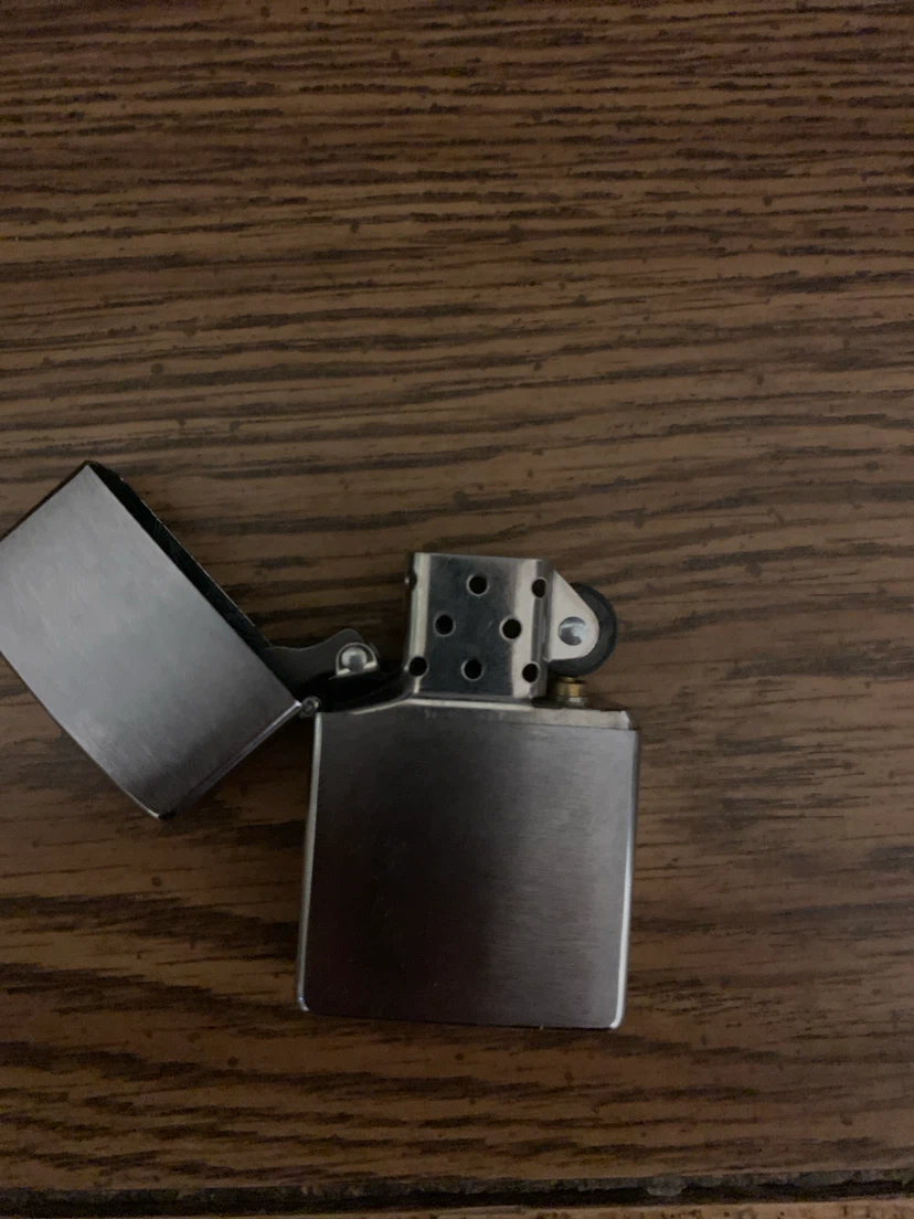 Zippo lighter silver