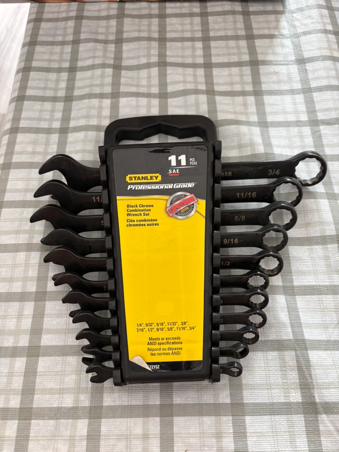Stanley Professional Grade 11 PC SAE Combination Wrench Set
