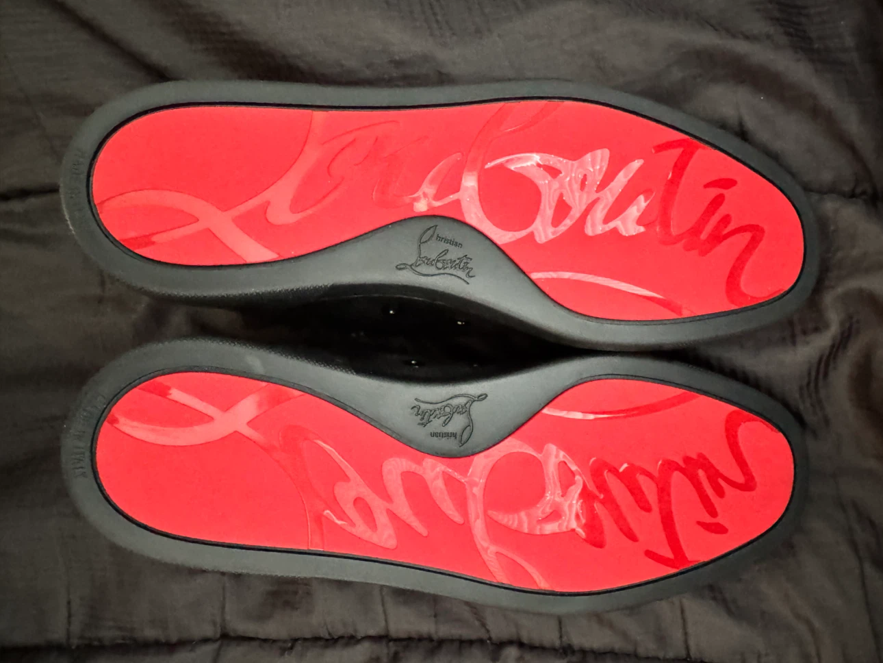 Christian Louboutin Black Suede Sneakers - photo 4
