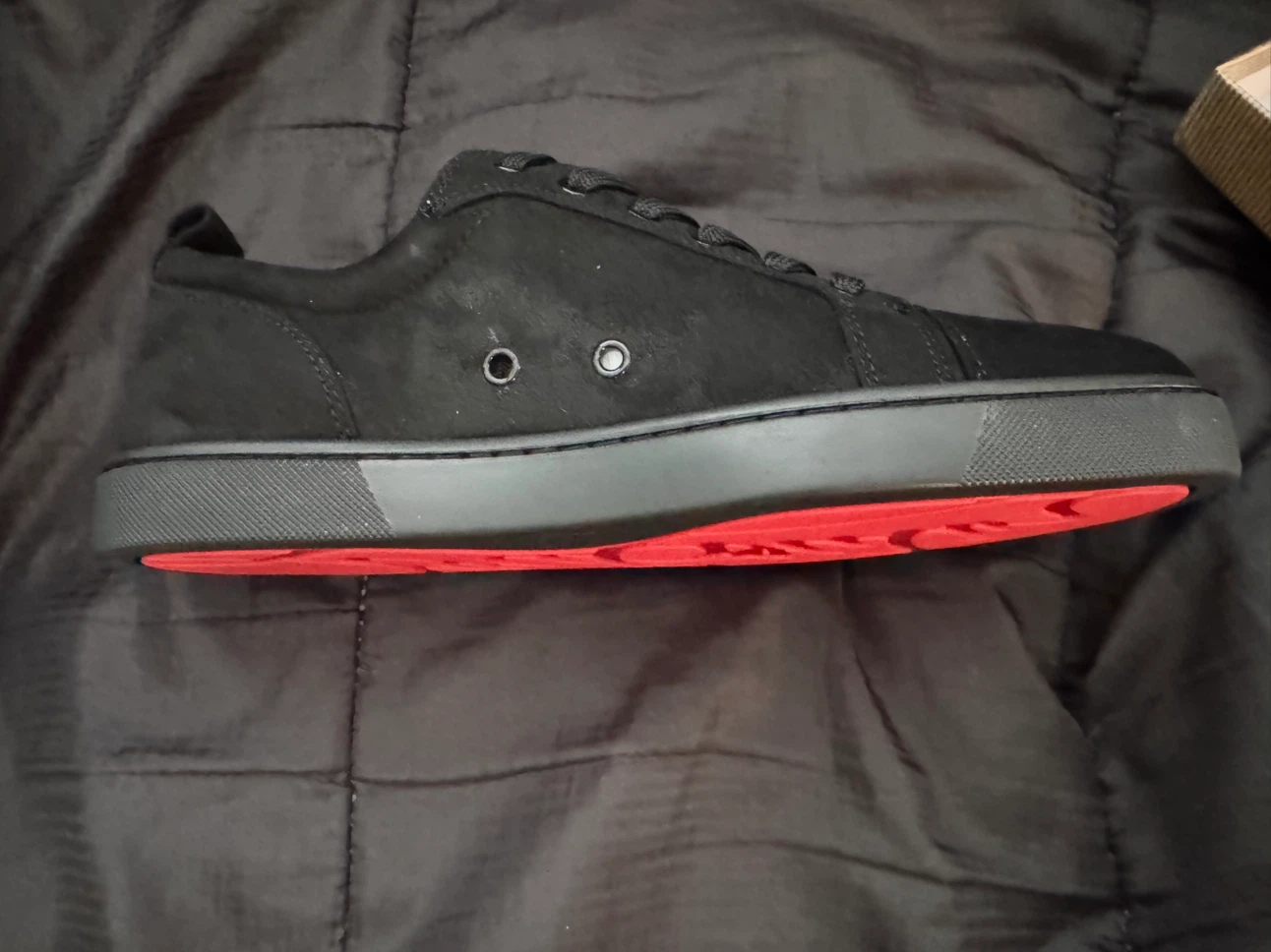 Christian Louboutin Black Suede Sneakers - photo 5