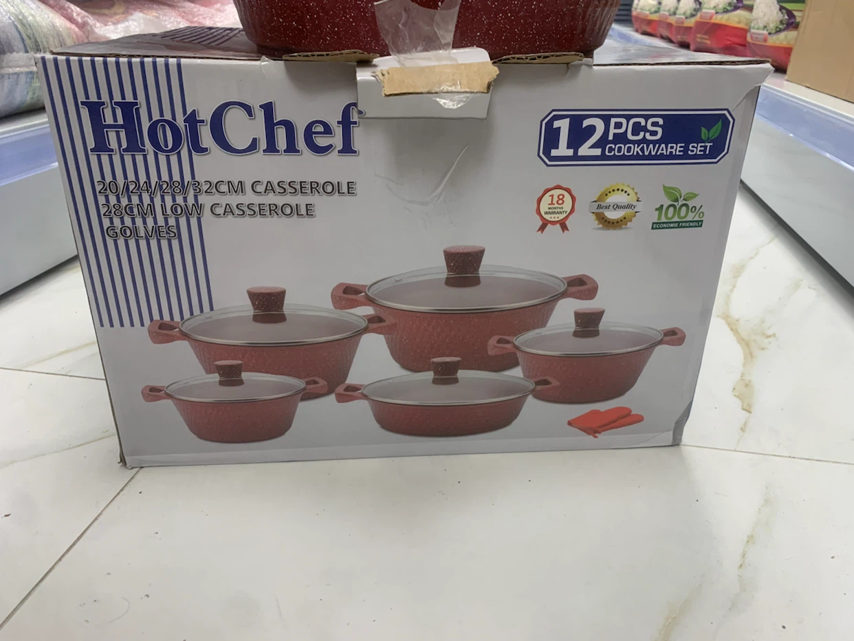 HotChef 12 Piece Granite Coating Cookware Set - photo 2