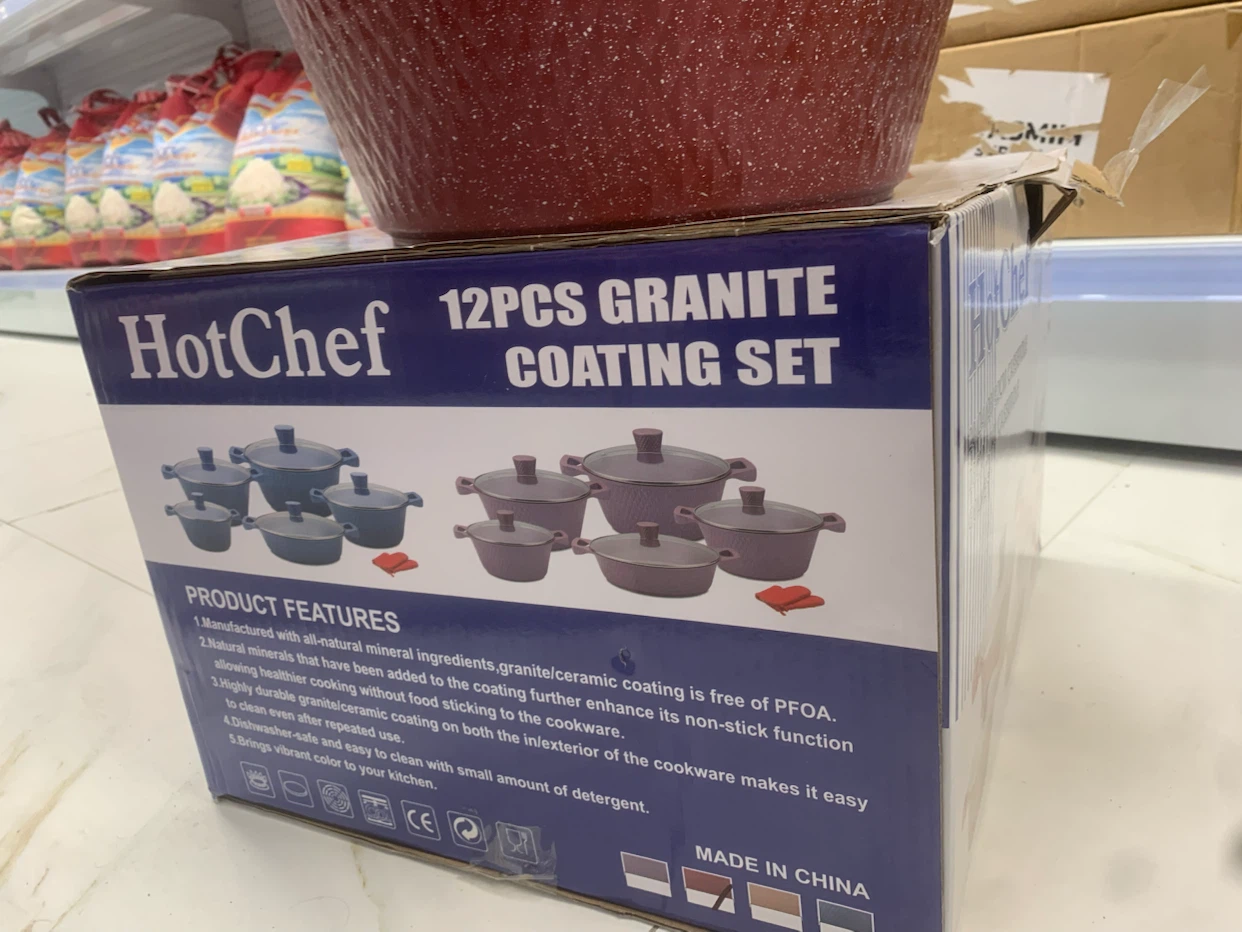HotChef 12 Piece Granite Coating Cookware Set - photo 3