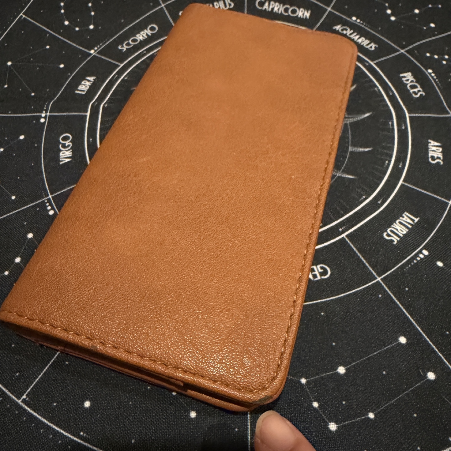 Universal Thread Brown Wallet with Wrist Strap