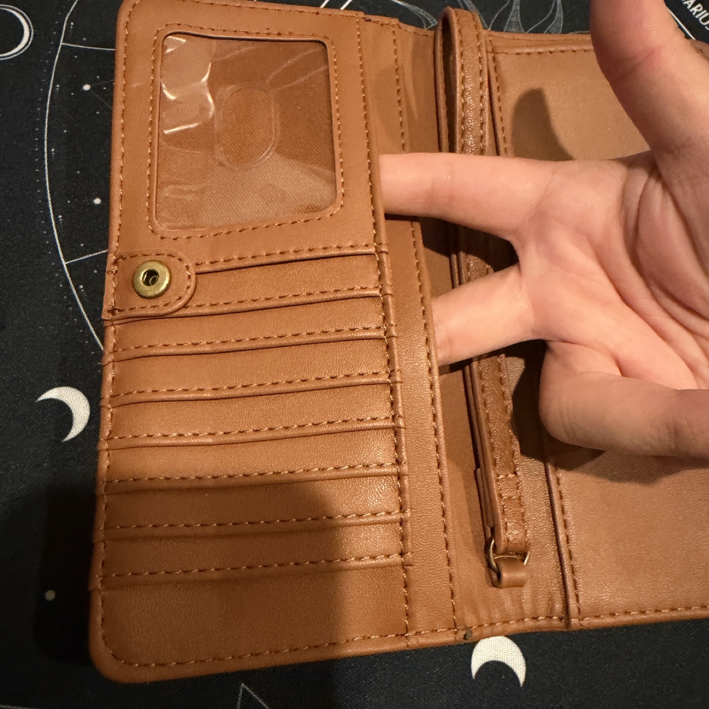 Universal Thread Brown Wallet with Wrist Strap - photo 2