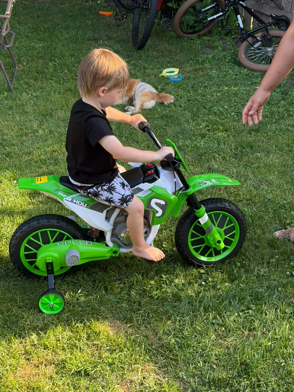 Aosom Kids Dirt Bike Ride-On Toy