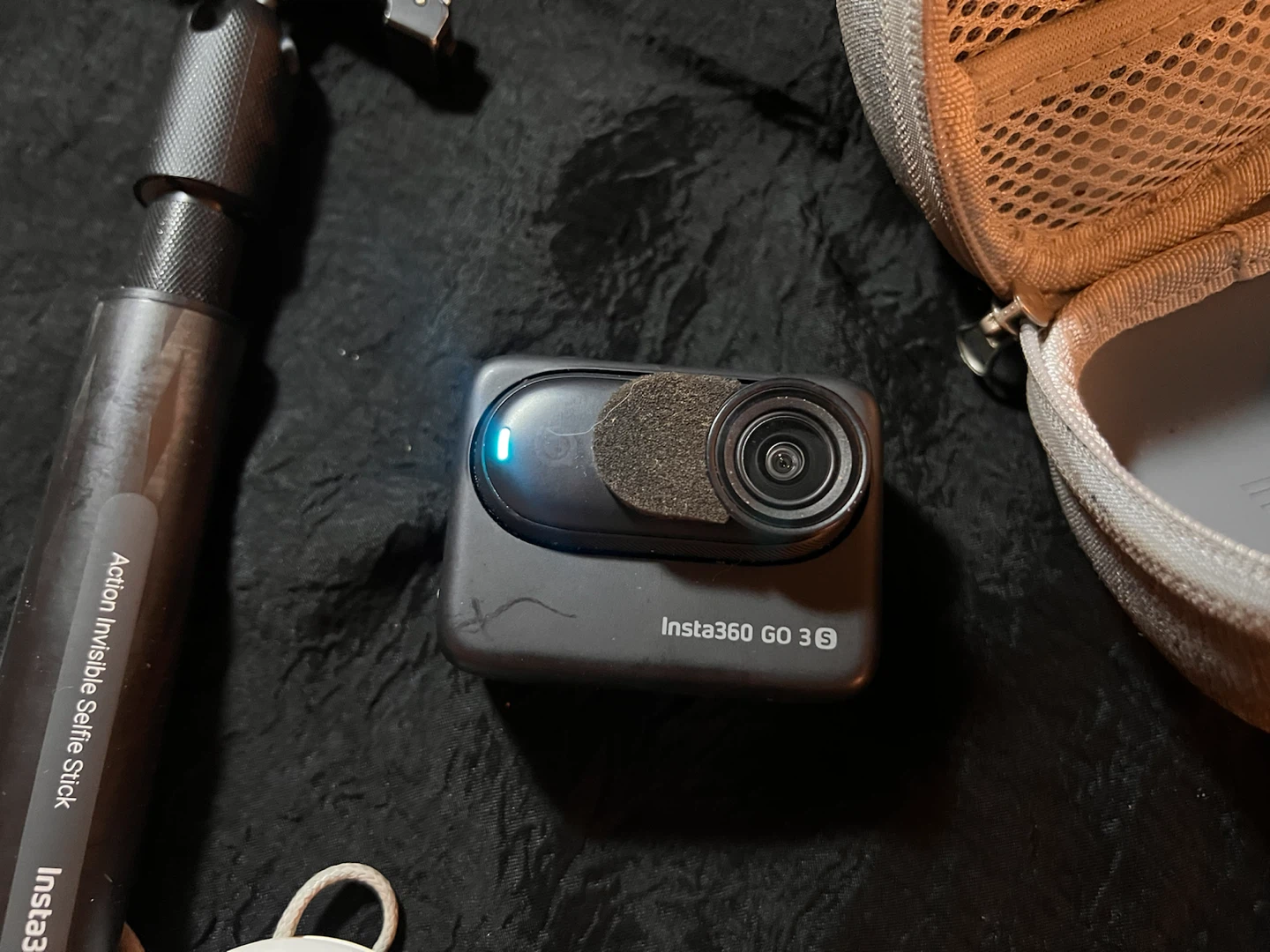 Insta360 camera go 3S with invisible selfie stick