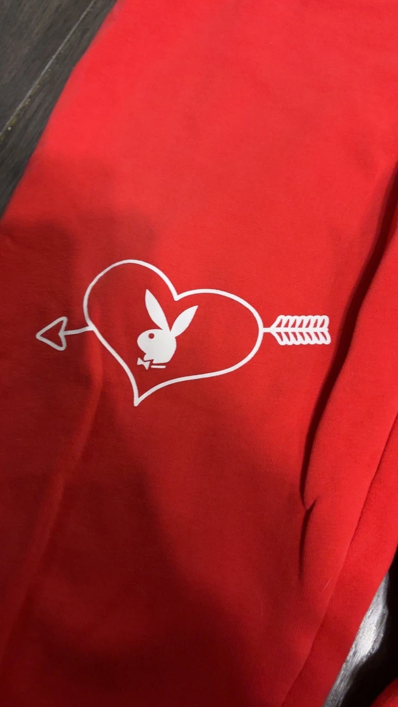Women’s Playboy Red Sweatpants - photo 2