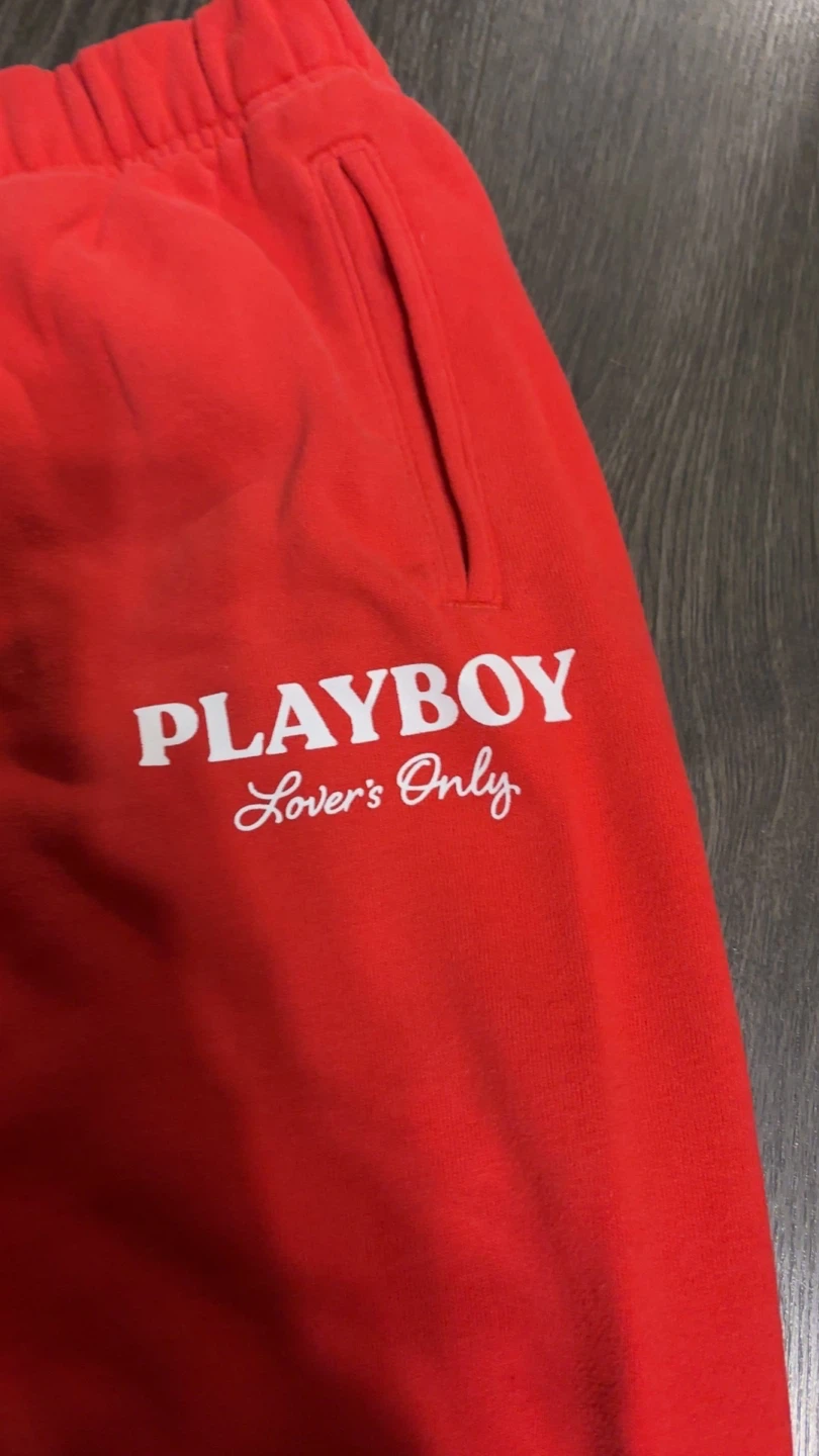 Women’s Playboy Red Sweatpants - photo 3