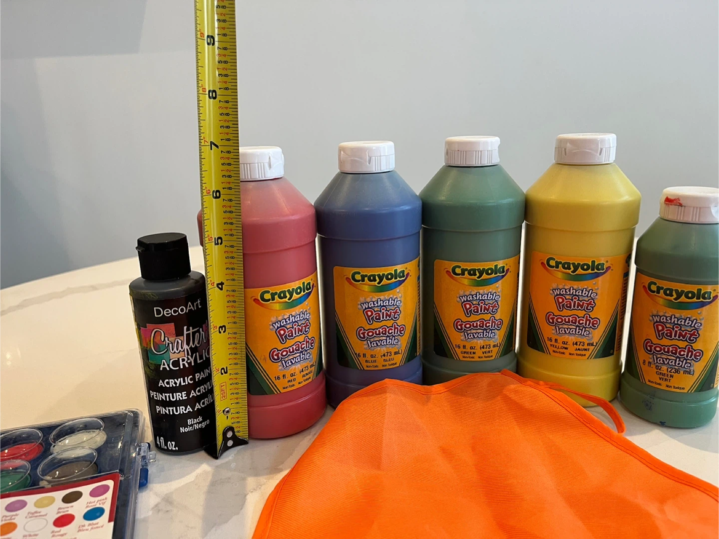Crayola Washable Paint Set with Apron and Watercolors - photo 3