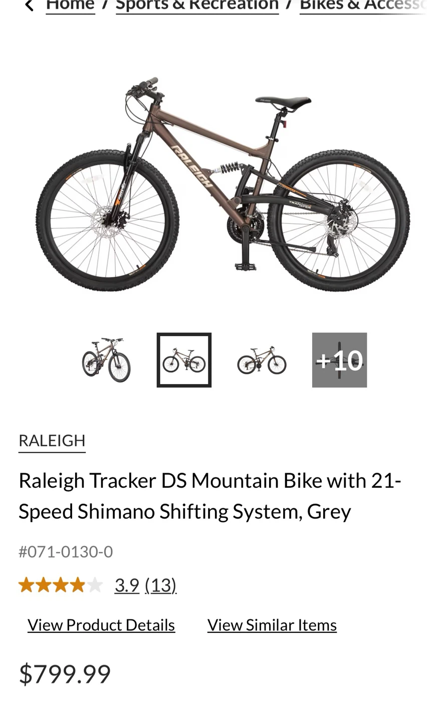 Raleigh Tracker DS Mountain Bike - photo 4