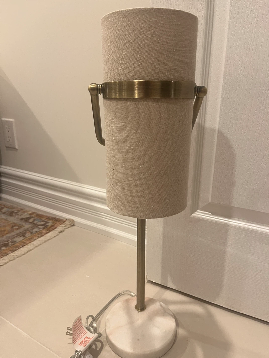 Adjustable Table Lamp with Marble Base