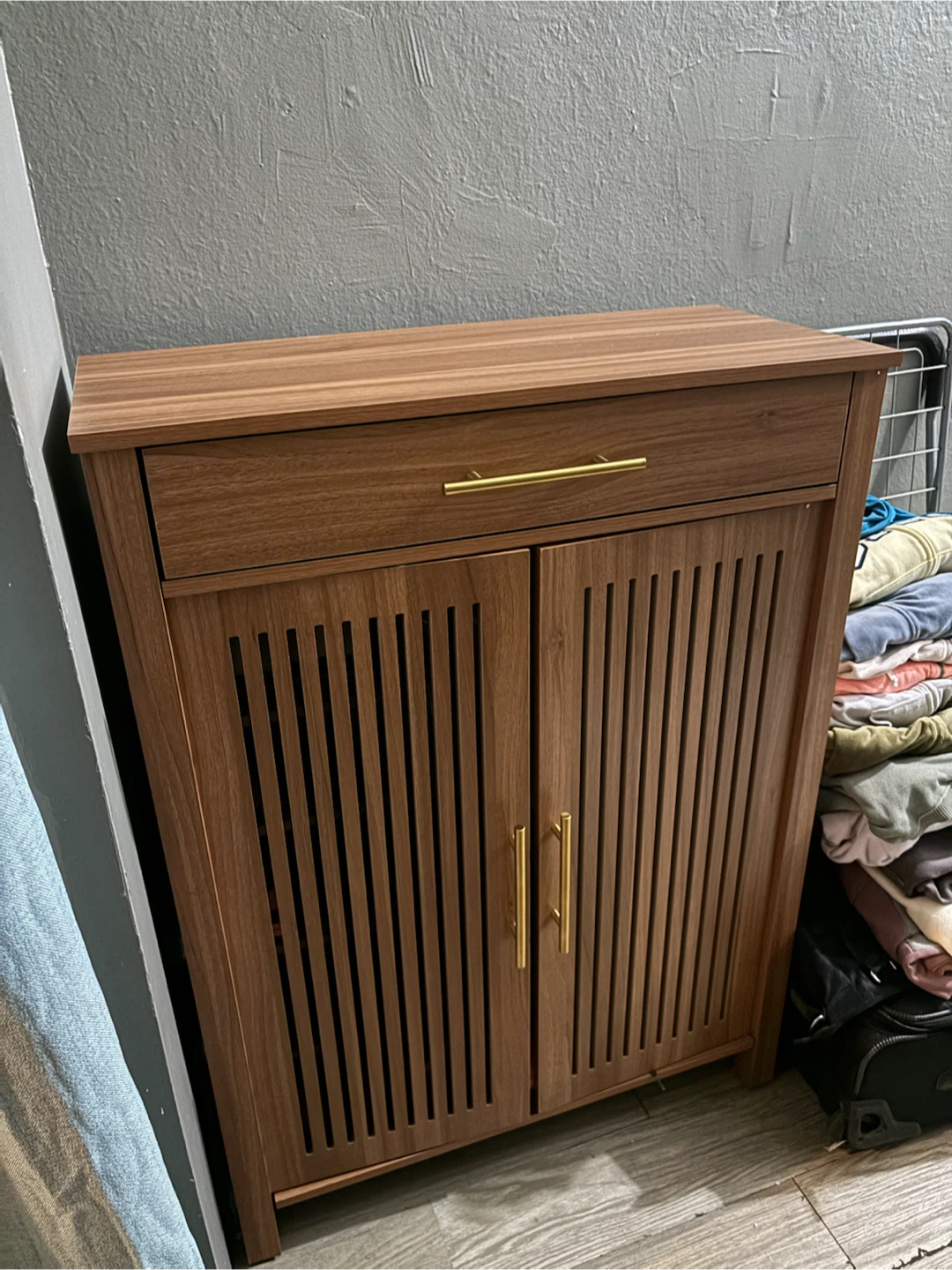LITTLE TREE Narrow Storage Shoe Cabinet - photo 2