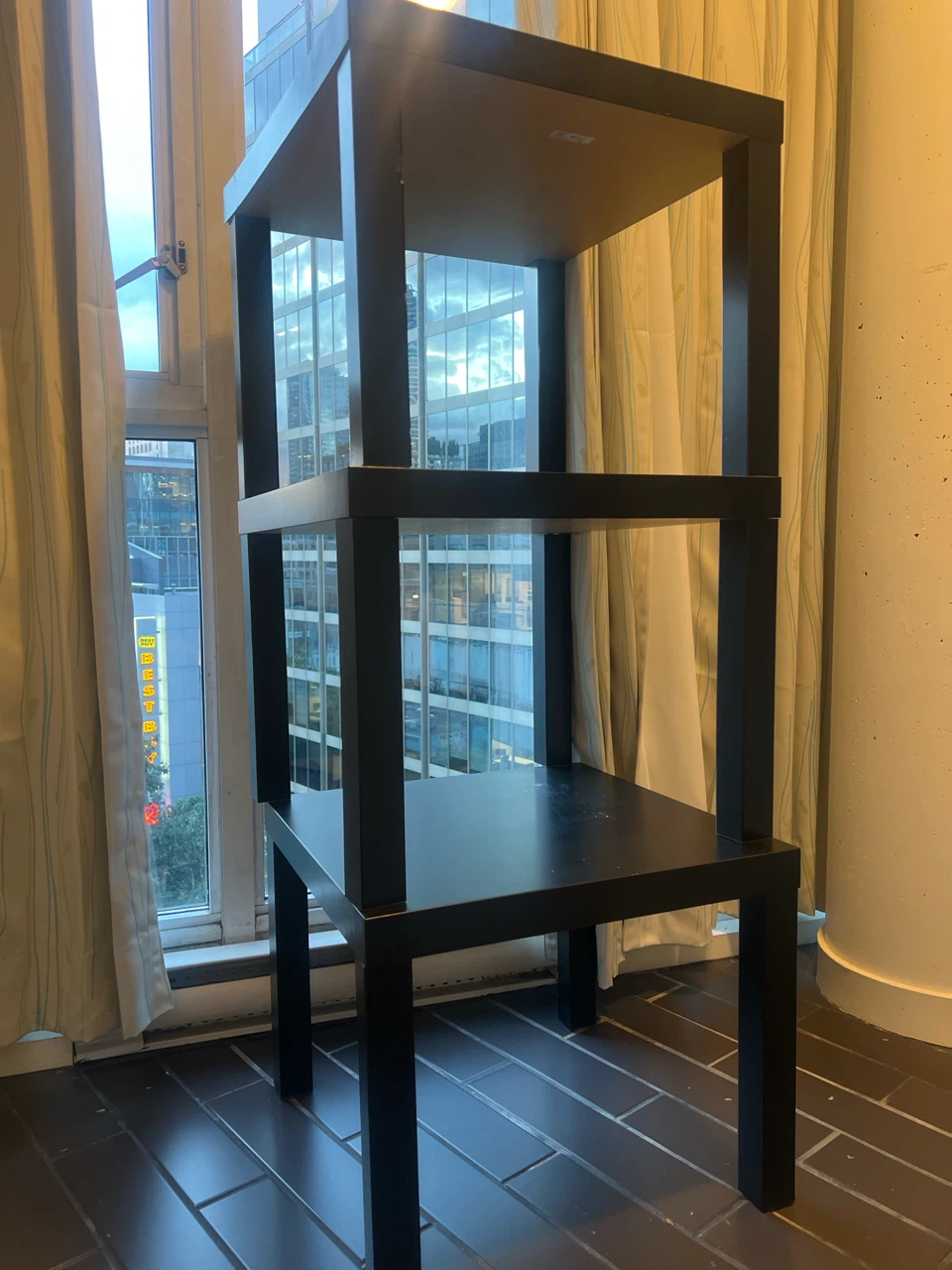 IKEA LACK Side Table - Black-brown