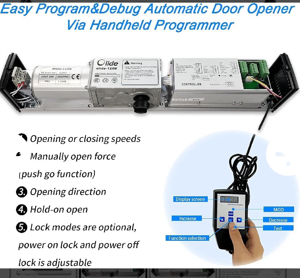 Olide Automatic Door Opener System with Remotes - photo 3