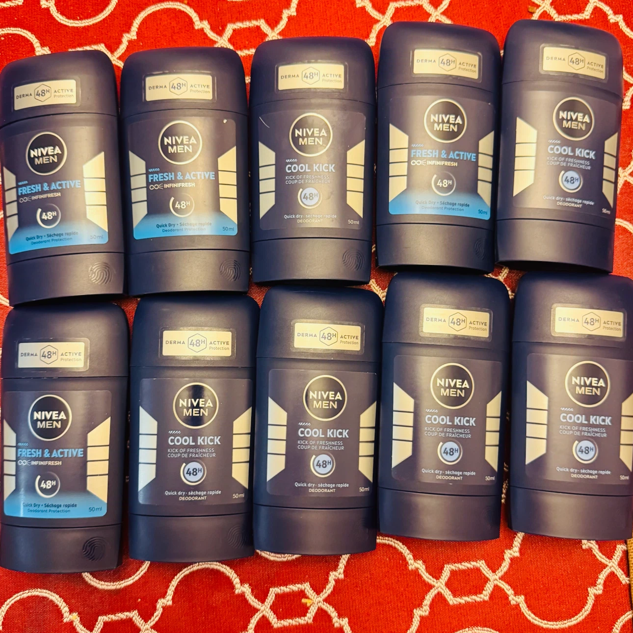 NIVEA MEN Deodorant Sticks - Fresh & Active / Cool Kick