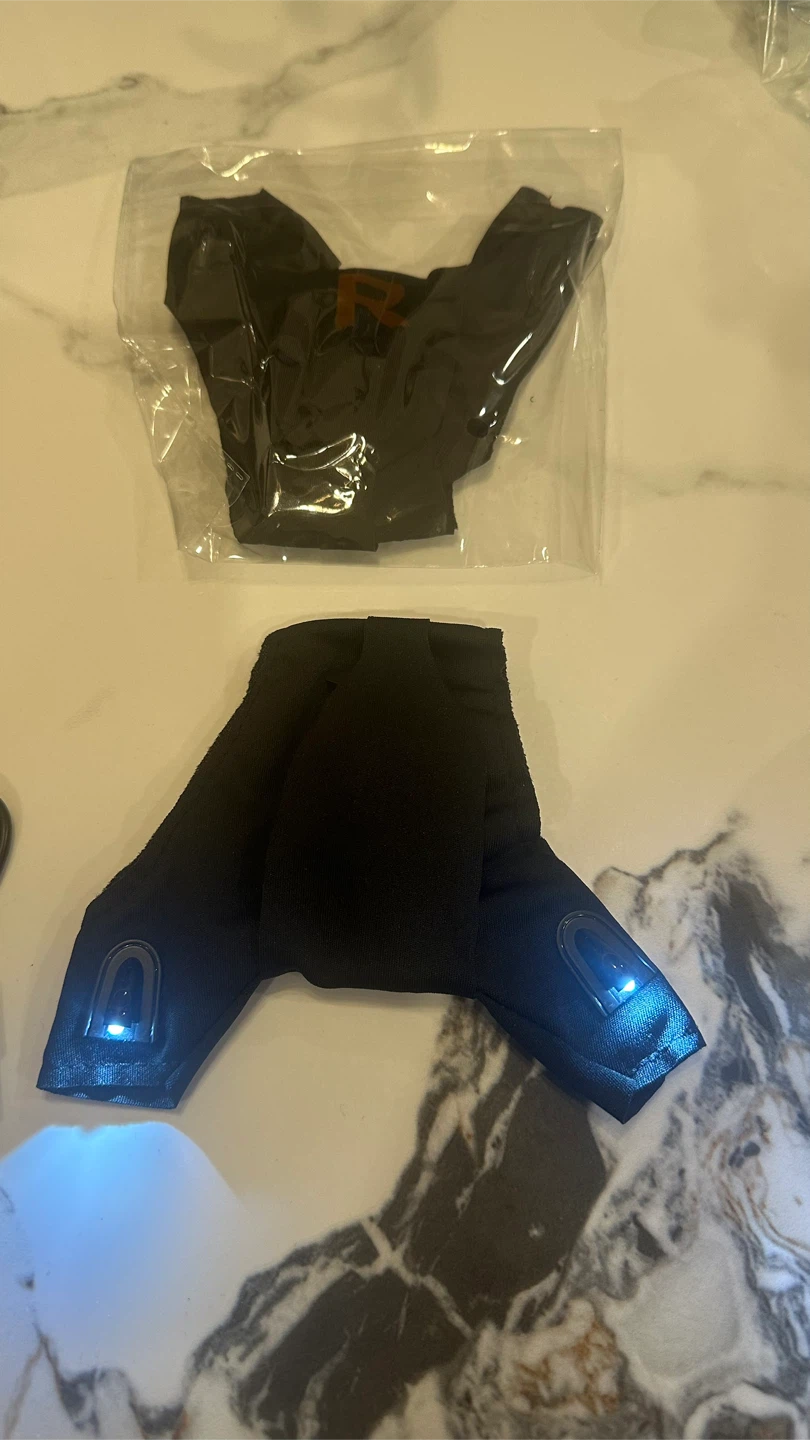 LED Flashlight Gloves - Rechargeable