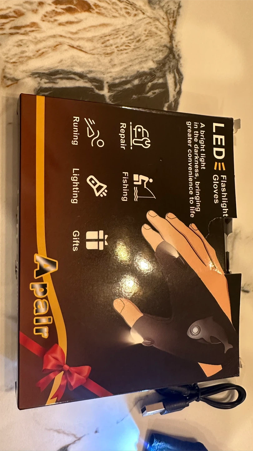 LED Flashlight Gloves - Rechargeable - photo 2