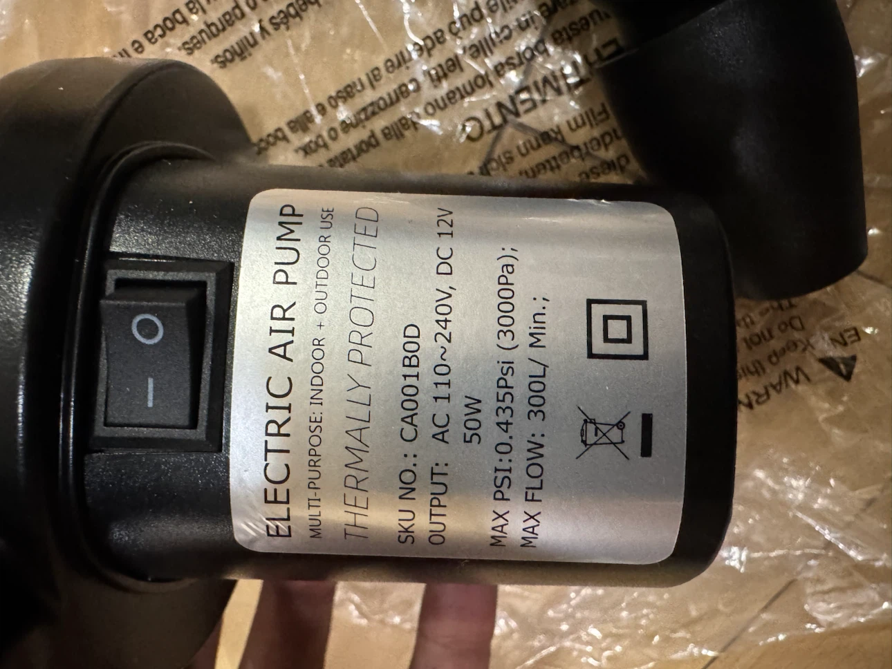 Electric Air Pump with 3 Nozzles - photo 5