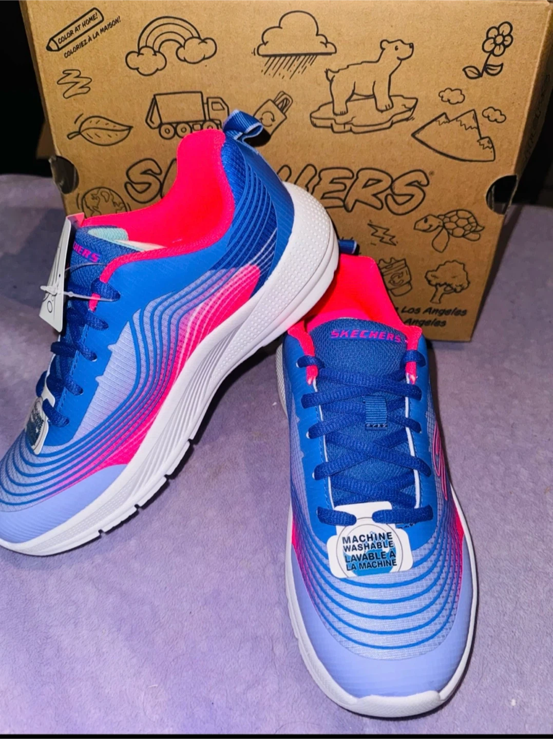 Skechers Toddler Girls Running Shoes . Size 3 - photo 4