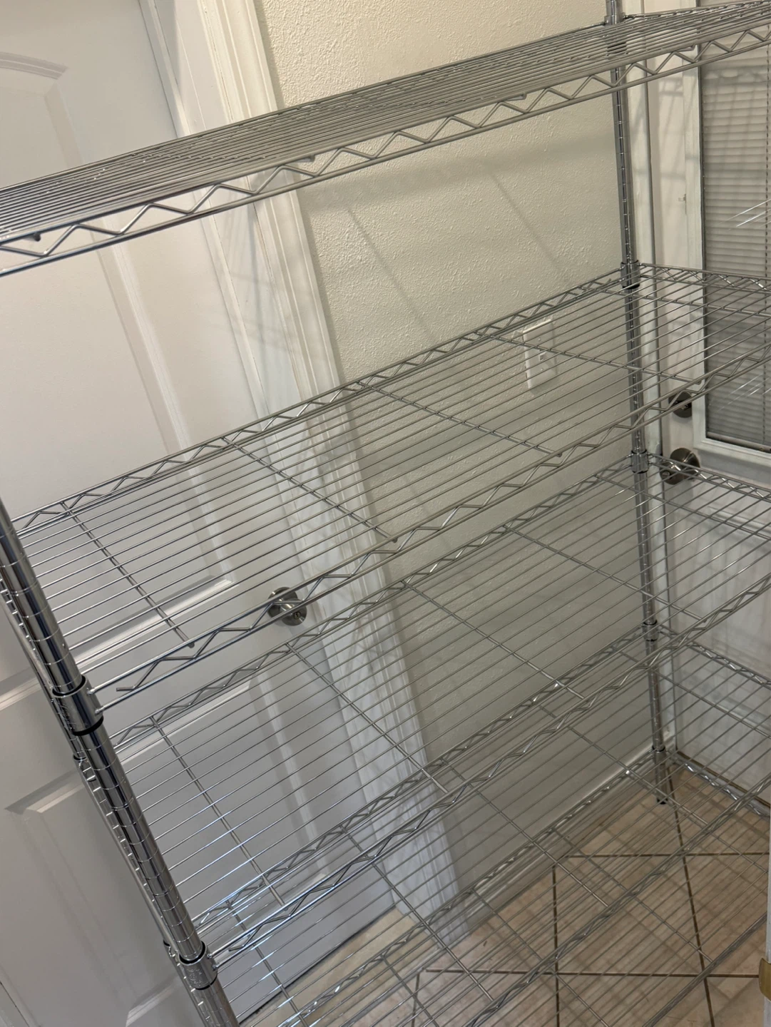 Chrome Wire Shelving Unit - 5 Tiers - photo 2