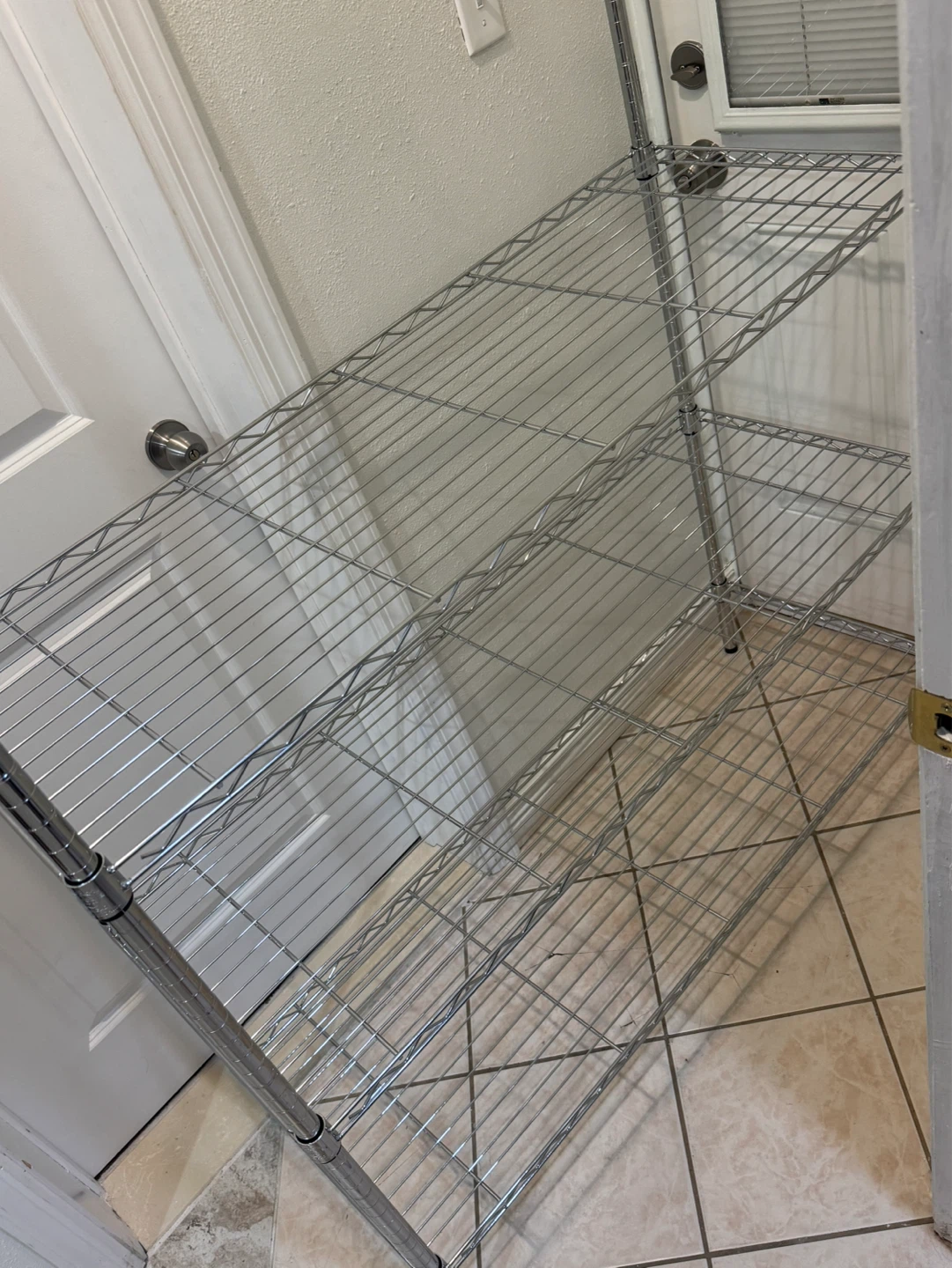 Chrome Wire Shelving Unit - 5 Tiers - photo 5