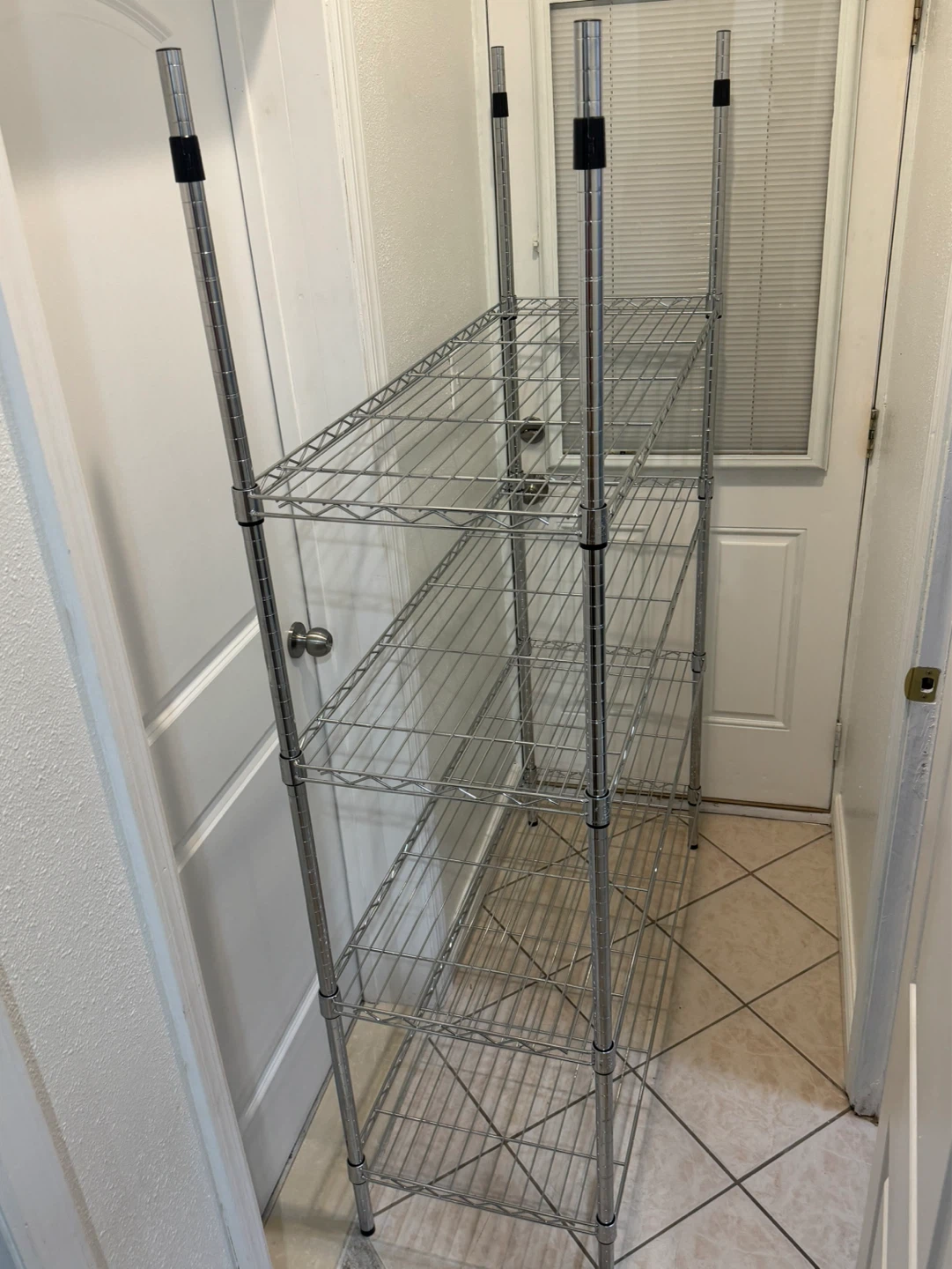 Chrome Wire Shelving Unit - 5 Tiers - photo 4