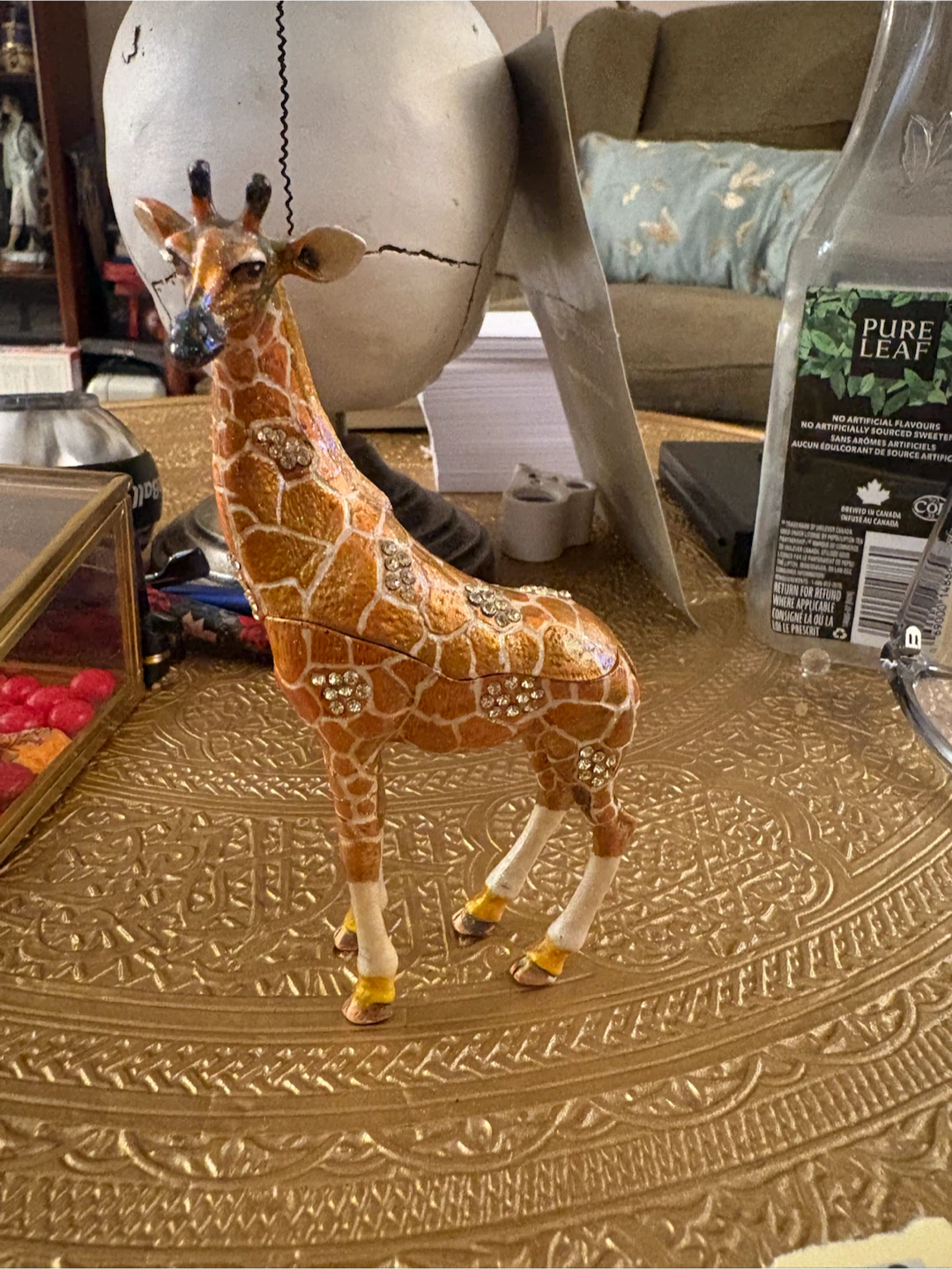 Decorative Giraffe Trinket Box