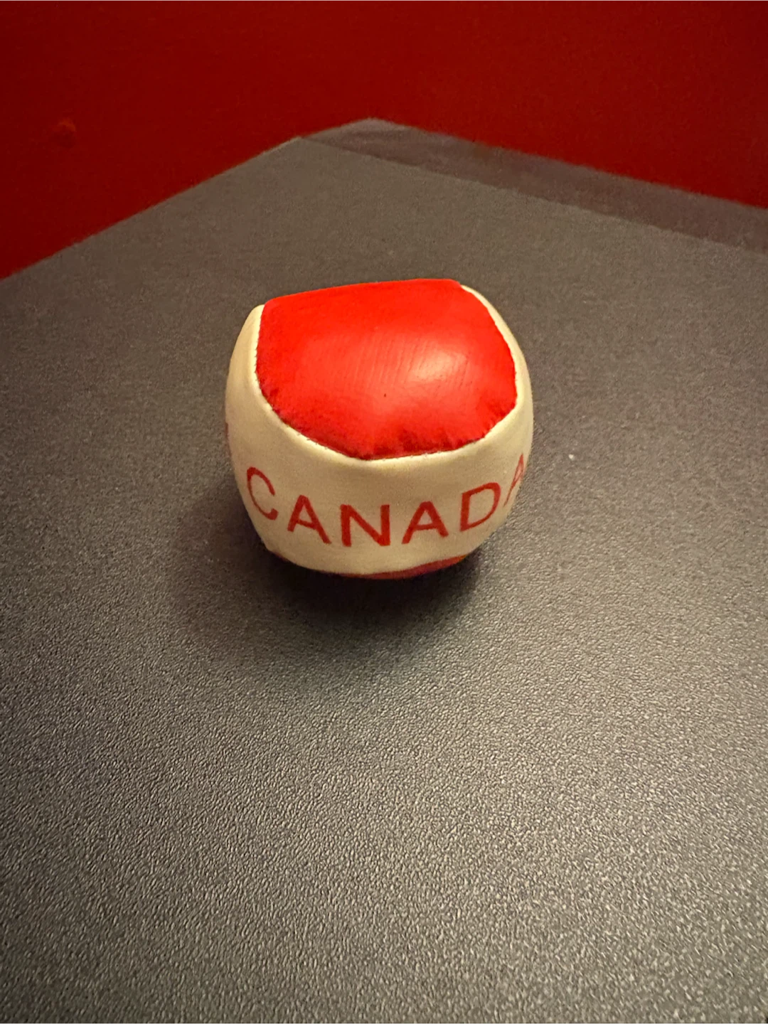 Canada Maple Leaf Beanbag Ball